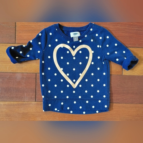 Navy Blue and Polka Dots - Picture 1 of 3